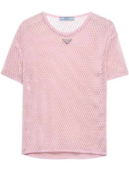 Tricou Prada plasă roz