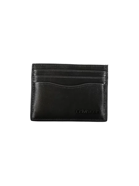 Portfel Calvin Klein skórzany elegancki czarny