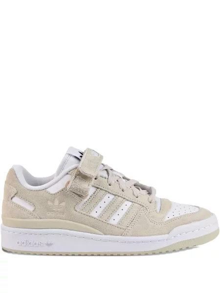 Legginsy Adidas do biegania z nadrukiem z dekoltem w serek czerwone