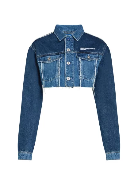 KARL LAGERFELD JEANS Prechodná bunda / tmavomodrá modrá