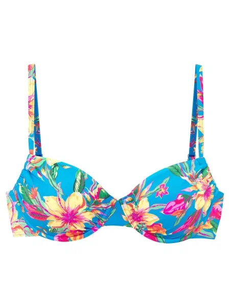 LASCANA Sutien costum de baie azur / lămâie / verde mentă / fucsia galben