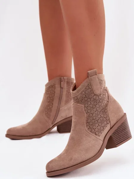 Kotníkové boty S. Barski hnědé