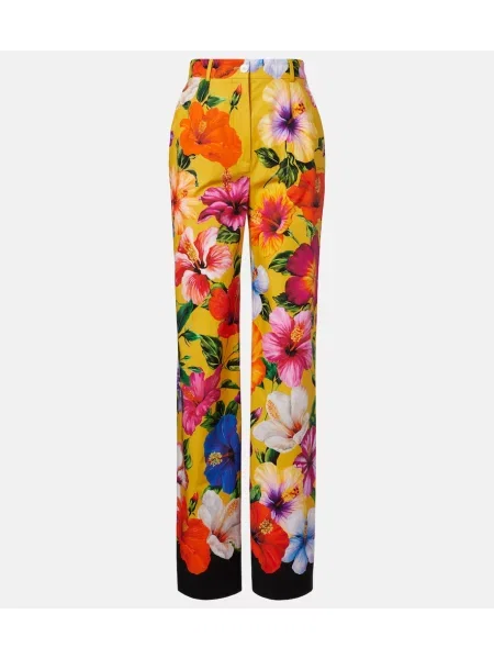 Pantaloni Dolce&gabbana cu model floral