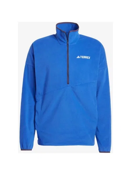 Polar adidas Terrex Multi Climawarm Fleece Half Zip S niebieski