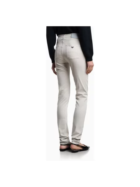Spodnie Emporio Armani beżowe