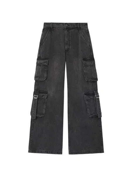 Blugi cu picior larg Izzue negru