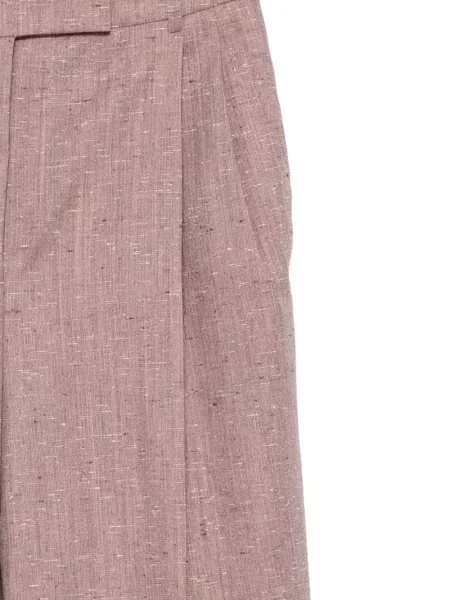 Pantaloni Róhe din tweed violet