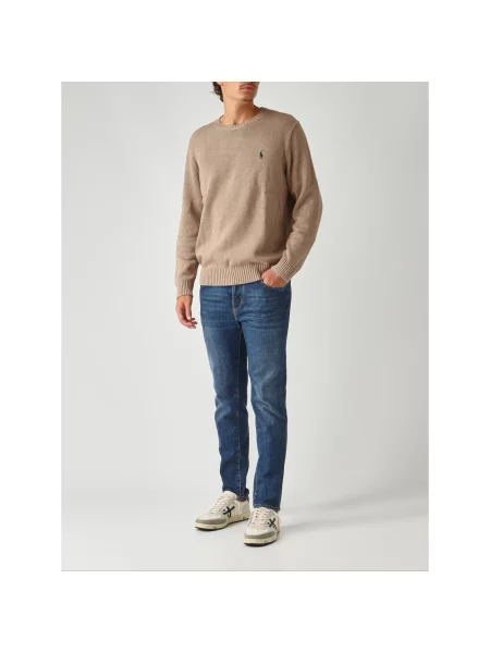 Sweter Polo Ralph Lauren brązowy