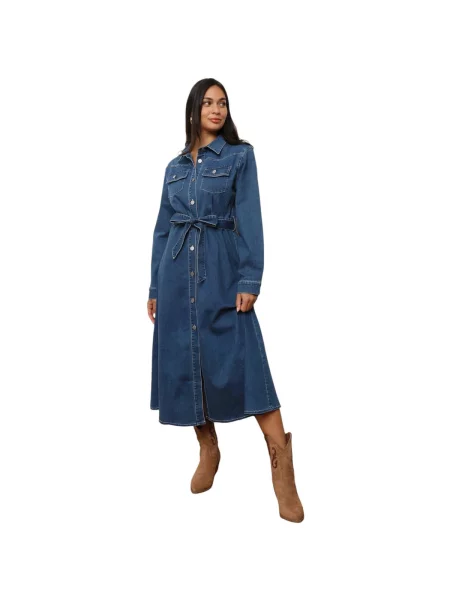 Haljina La Modeuse plava