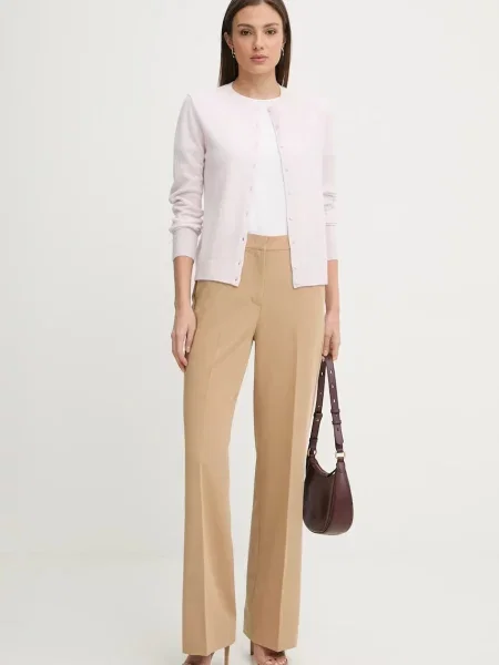 Sisley pantaloni pentru femei bej