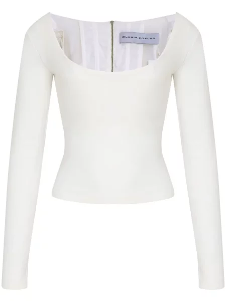 Top Gloria Coelho biały