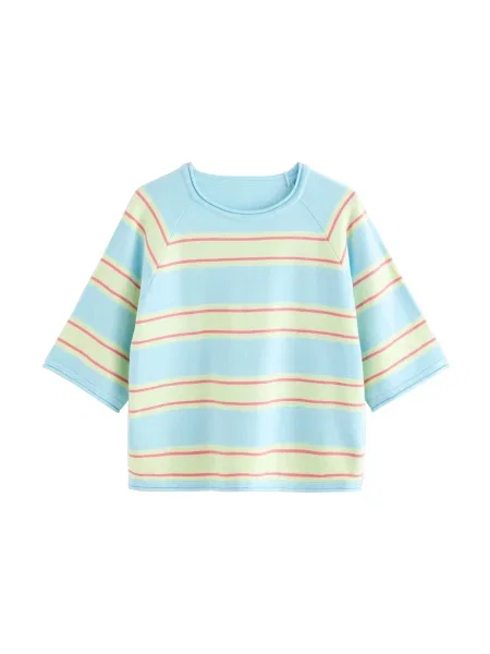 Next Pulover azuriu / pastel / portocaliu somon galben