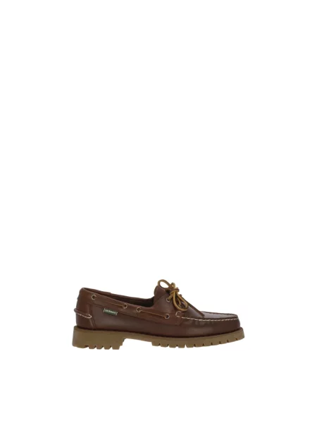 Półbuty Sebago skórzane brązowe