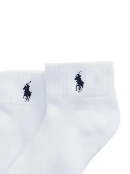 Vlněné šněrovací ponožky Polo Ralph Lauren s třásněmi modré