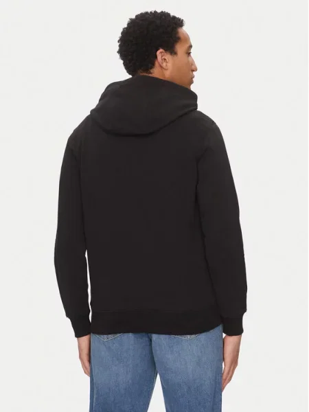 Tommy Hilfiger Majica dugih rukava Center Stack crna