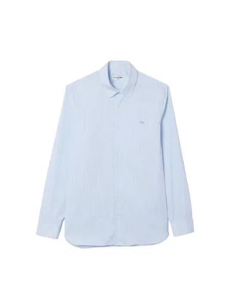 Koszula Lacoste ze stretchu niebieska