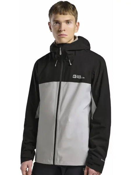 Ветровка Jack Wolfskin серая