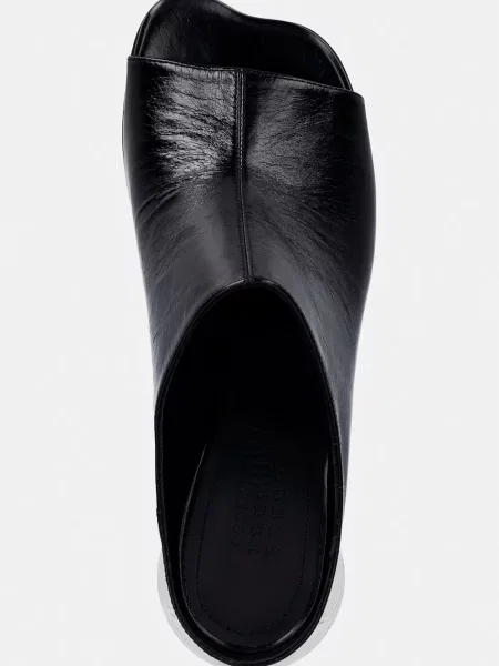 Кожаные шлепанцы Mm6 Maison Margiela