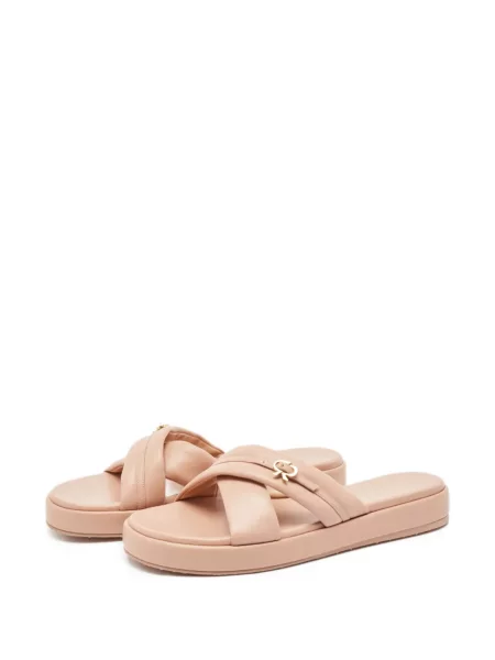 Sandale Gianvito Rossi din piele roz