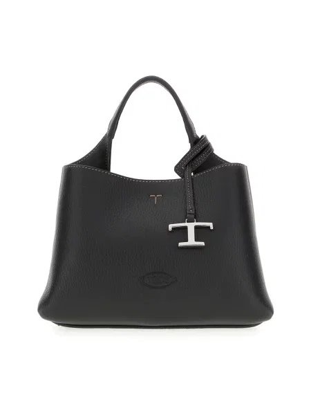 Torebka Tod's skórzana czarna
