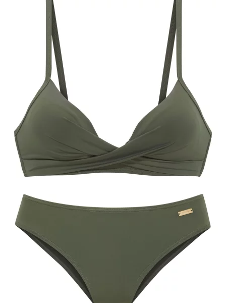 LASCANA Costum de baie două piese oliv