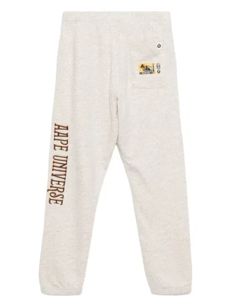 Hímzett futó nadrág Aape By *a Bathing Ape® szürke