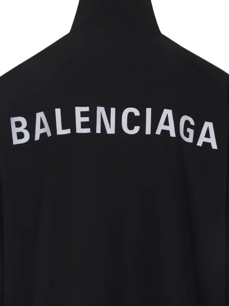 Geacă Balenciaga cu imagine negru