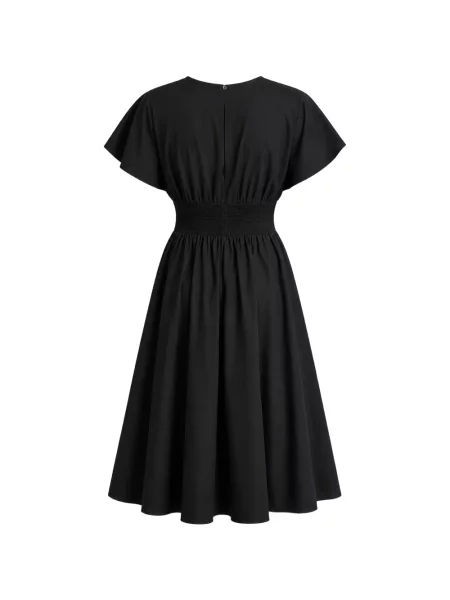Rochie midi Dkny cu cataramă negru