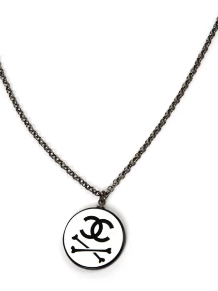 Náhrdelník Chanel Pre-owned stříbrný