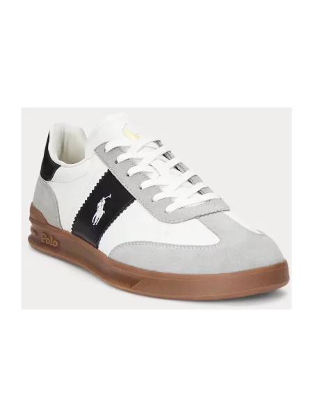 Sneakersy Polo Ralph Lauren koronkowe białe