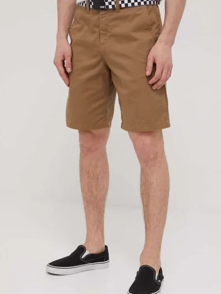 Къси панталони Vans кафяво