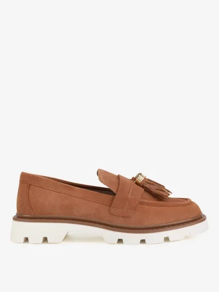 Loafersy brązowe
