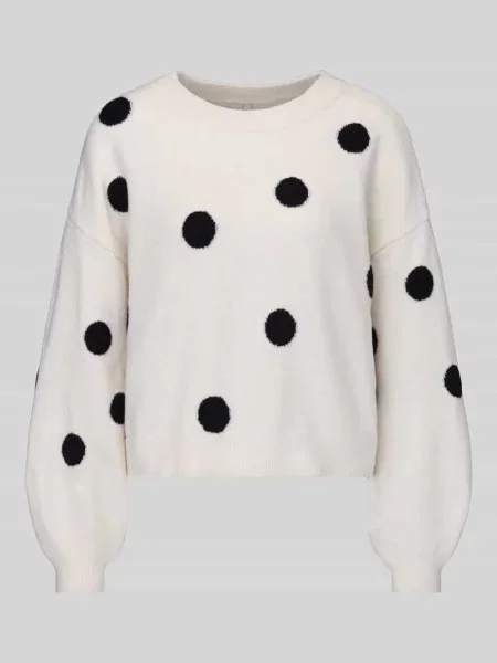 Sweter o kroju regular fit z okrągłym dekoltem model RICA' Only