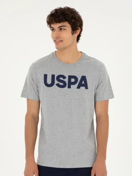 Поло U.s. Polo серое