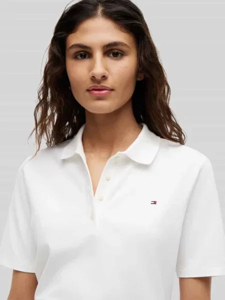 Tommy Hilfiger koszulka polo Kobiety jednolity M biały