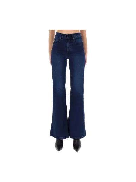 Jeansy Lois z wysoką talią niebieskie