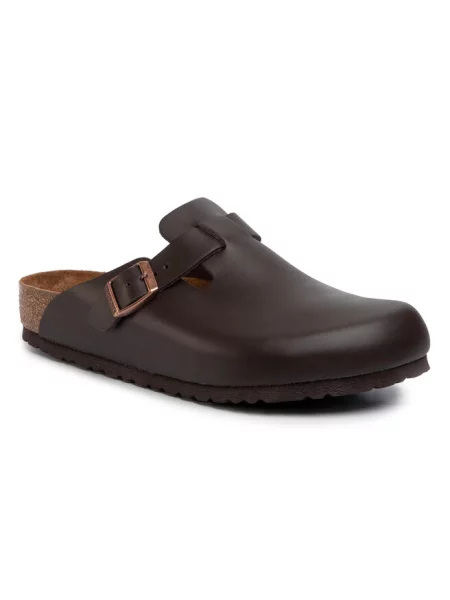 Klapki Birkenstock brązowe