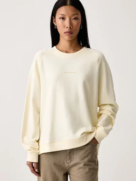 Marc O'Polo hanorac oversized pentru femei din galben