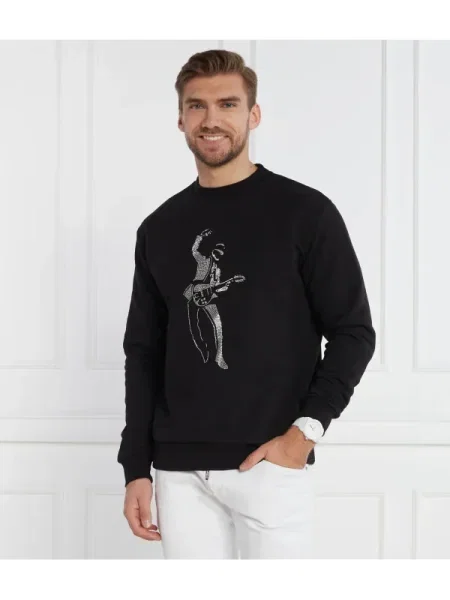 Karl Lagerfeld Hanorac CREWNECK negru