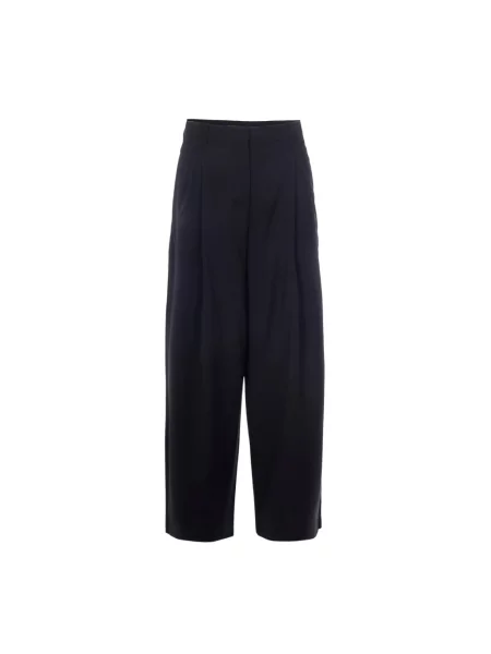 Spodnie Max Mara Studio wełniane szare