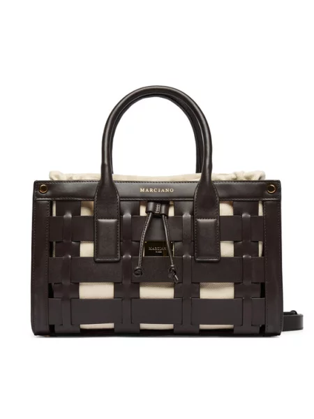 Ročna torba Marciano Guess Temno rjava