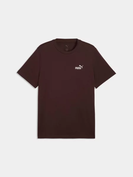 Футболка PUMA Ess Small No. 1 Logo Tee комбінований верх коричневий
