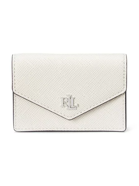 Кожен портфейл Lauren Ralph Lauren бяло