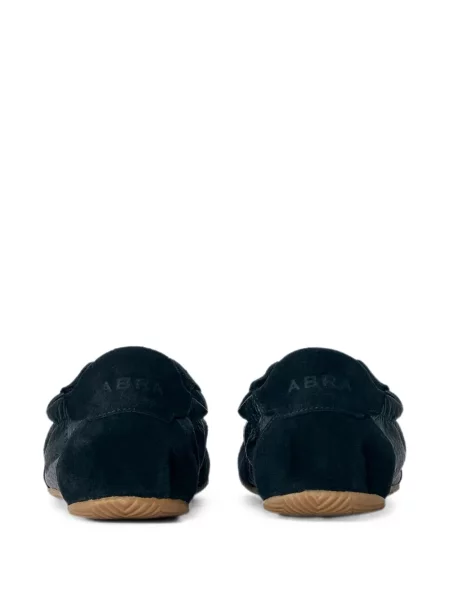 Sneakerși Abra cu funde negru