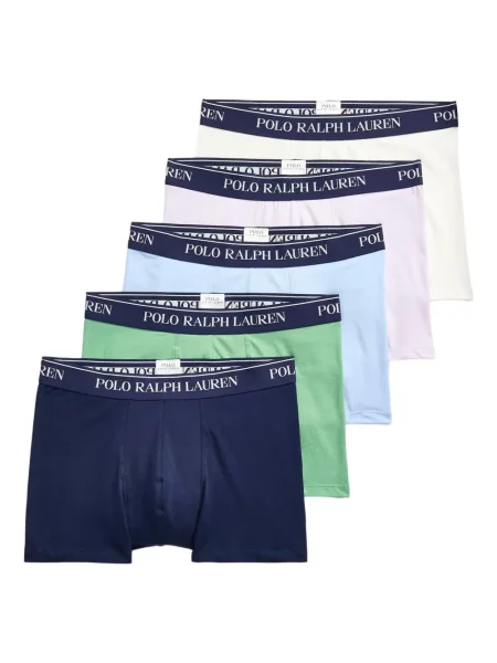 Matlasat chiloți Polo Ralph Lauren din piele albastru