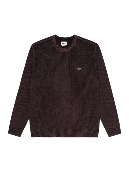 Sweter Obey brązowy