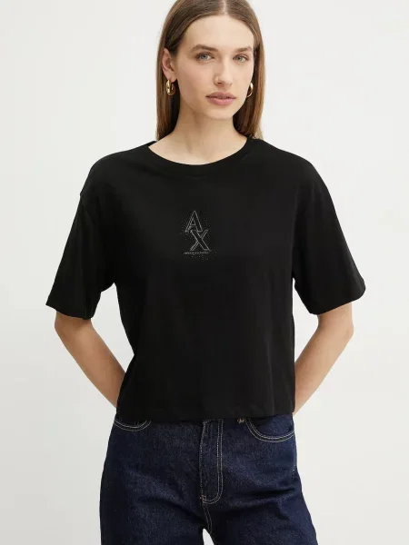 Тениска Armani Exchange черно