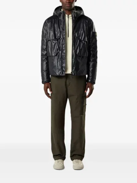 Geacă Stone Island cu strasuri negru
