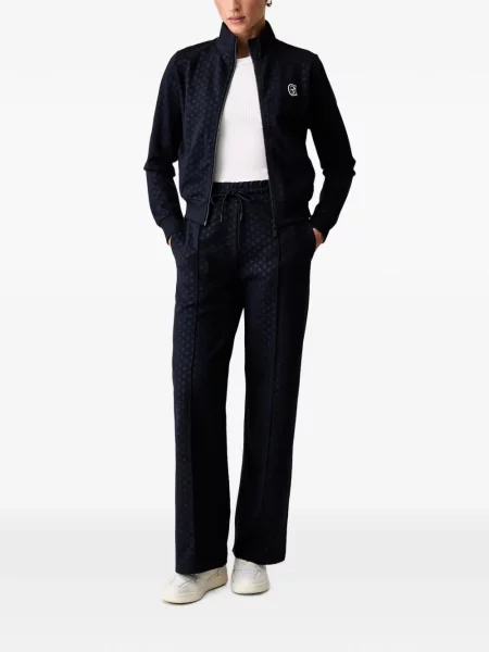 Pantaloni Guess alergare cu cordon albastru