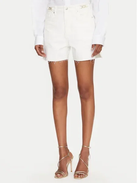 MET Pantaloni scurți de blugi alb